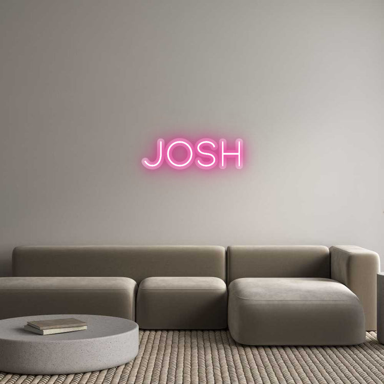 Custom Neon: Josh